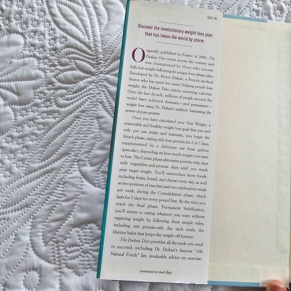 The Dukan Diet Hardcover Book By Dr. Pierre Dukan, Flaws - Picture 4 of 10